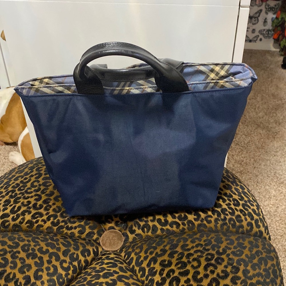 Blue tote bag